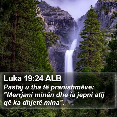 Luka 19:24 ALB Bible Verse Image
