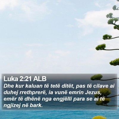 Luka 2:21 ALB Bible Verse Image