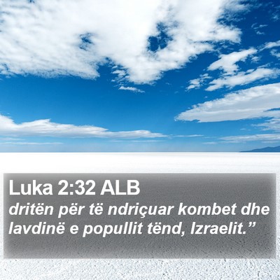 Luka 2:32 ALB Bible Verse Image