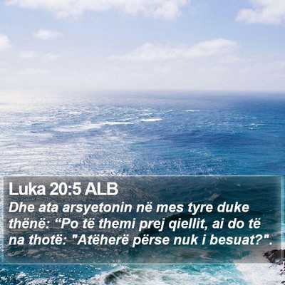 Luka 20:5 ALB Bible Verse Image