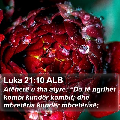 Luka 21:10 ALB Bible Verse Image