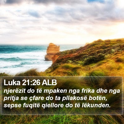 Luka 21:26 ALB Bible Verse Image