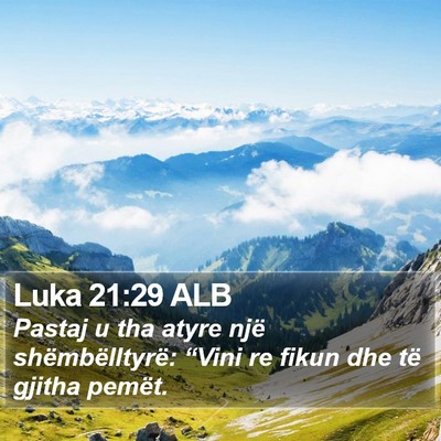 Luka 21:29 ALB Bible Verse Image
