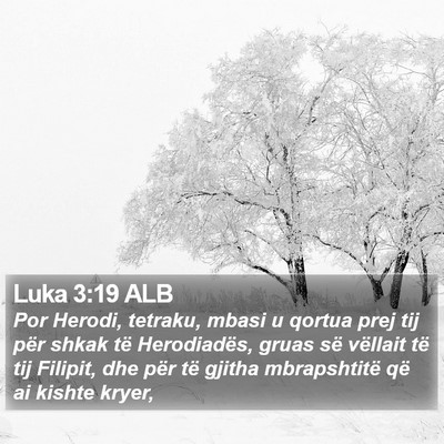 Luka 3:19 ALB Bible Verse Image