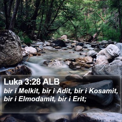 Luka 3:28 ALB Bible Verse Image