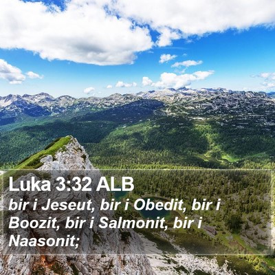 Luka 3:32 ALB Bible Verse Image