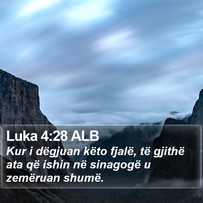 Luka 4:28 ALB Bible Verse Image