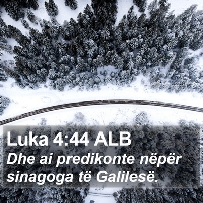 Luka 4:44 ALB Bible Verse Image