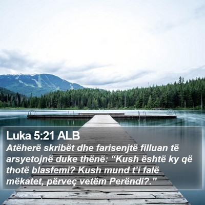 Luka 5:21 ALB Bible Verse Image