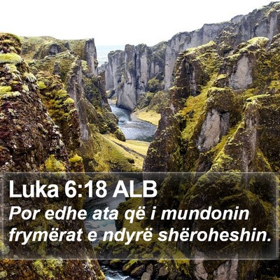Luka 6:18 ALB Bible Verse Image