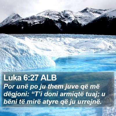 Luka 6:27 ALB Bible Verse Image