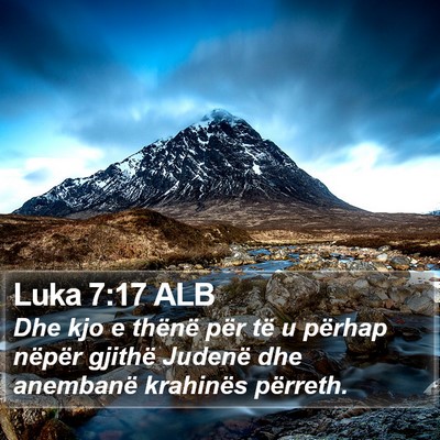 Luka 7:17 ALB Bible Verse Image