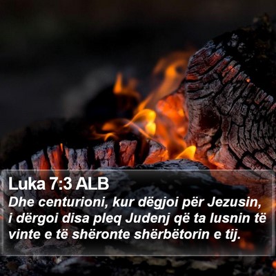 Luka 7:3 ALB Bible Verse Image