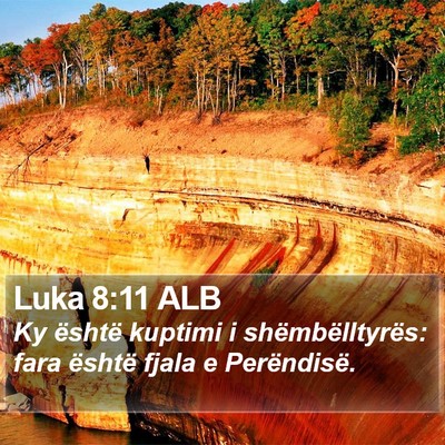 Luka 8:11 ALB Bible Verse Image