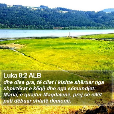Luka 8:2 ALB Bible Verse Image