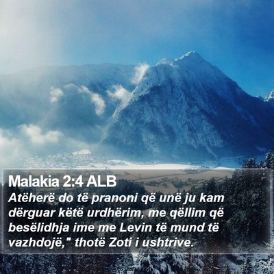 Malakia 2:4 ALB Bible Verse Image