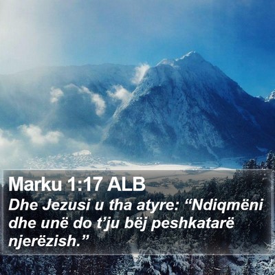 Marku 1:17 ALB Bible Verse Image