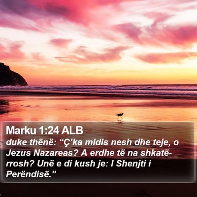 Marku 1:24 ALB Bible Verse Image