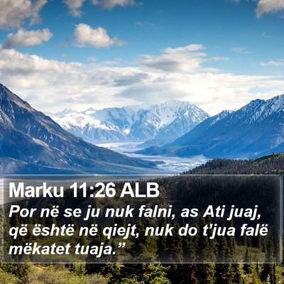 Marku 11:26 ALB Bible Verse Image