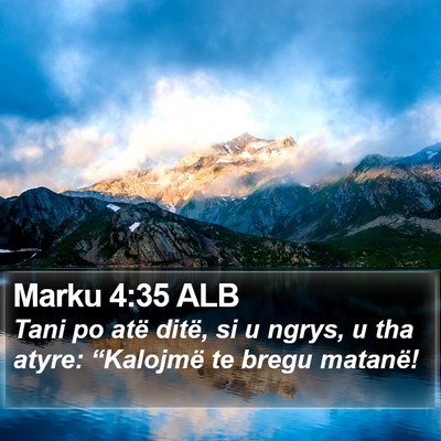 Marku 4:35 ALB Bible Verse Image