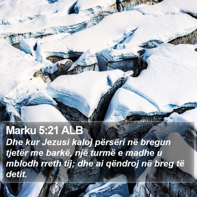 Marku 5:21 ALB Bible Verse Image