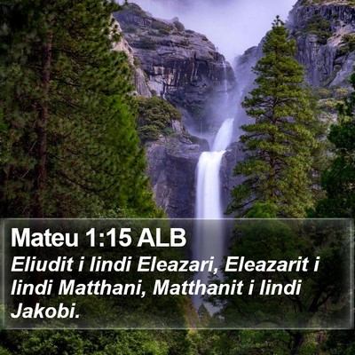 Mateu 1:15 ALB Bible Verse Image