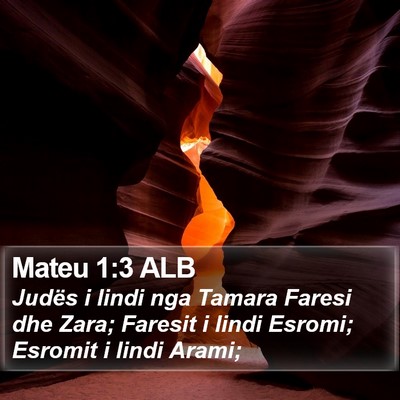 Mateu 1:3 ALB Bible Verse Image