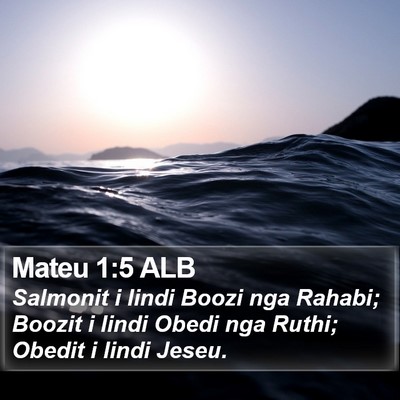 Mateu 1:5 ALB Bible Verse Image