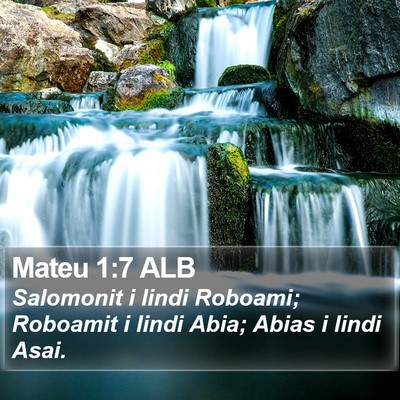 Mateu 1:7 ALB Bible Verse Image