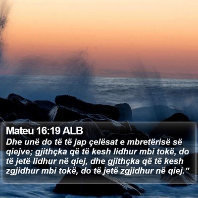 Mateu 16:19 ALB Bible Verse Image