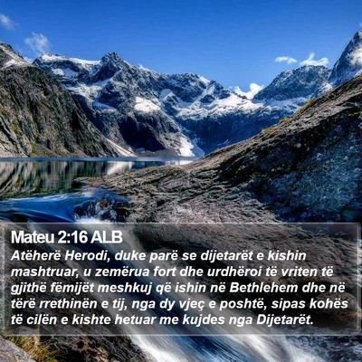 Mateu 2:16 ALB Bible Verse Image