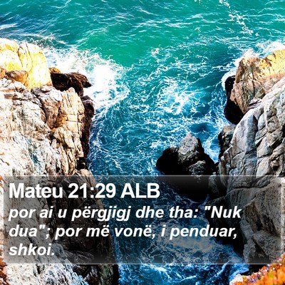 Mateu 21:29 ALB Bible Verse Image