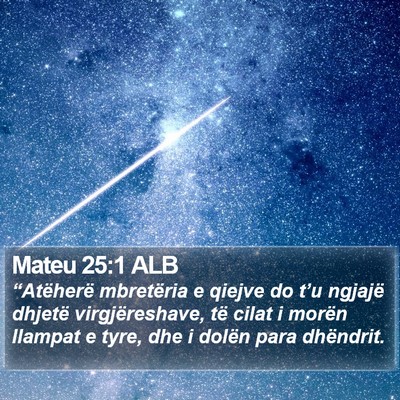 Mateu 25:1 ALB Bible Verse Image