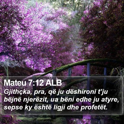 Mateu 7:12 ALB Bible Verse Image