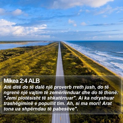 Mikea 2:4 ALB Bible Verse Image