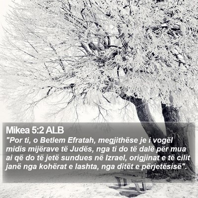 Mikea 5:2 ALB Bible Verse Image