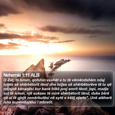 Nehemia 1:11 ALB Bible Verse Image