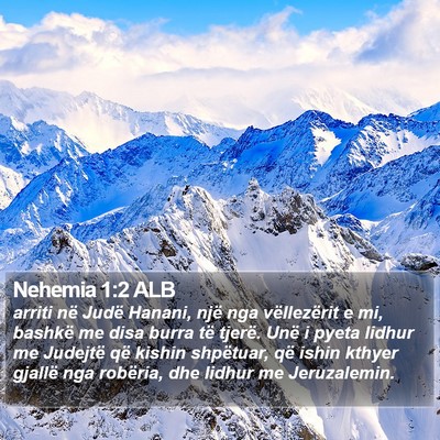 Nehemia 1:2 ALB Bible Verse Image