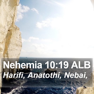 Nehemia 10:19 ALB Bible Verse Image