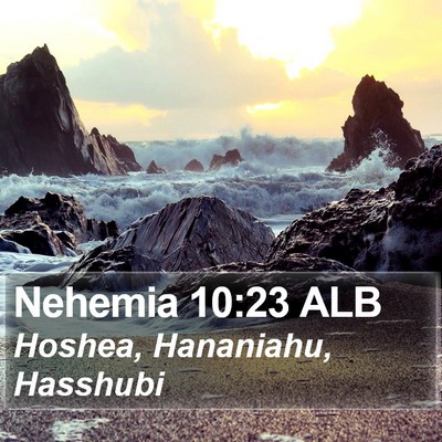 Nehemia 10:23 ALB Bible Verse Image