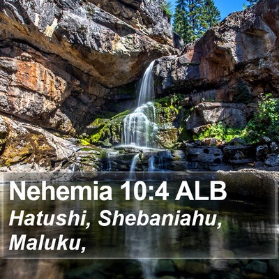 Nehemia 10:4 ALB Bible Verse Image