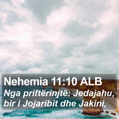 Nehemia 11:10 ALB Bible Verse Image
