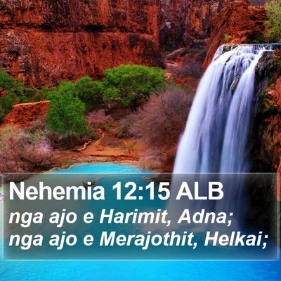 Nehemia 12:15 ALB Bible Verse Image