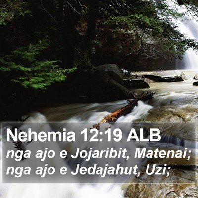 Nehemia 12:19 ALB Bible Verse Image