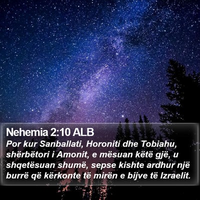 Nehemia 2:10 ALB Bible Verse Image