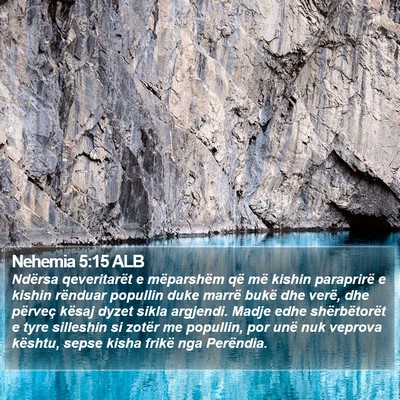 Nehemia 5:15 ALB Bible Verse Image