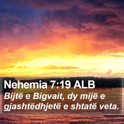 Nehemia 7:19 ALB Bible Verse Image