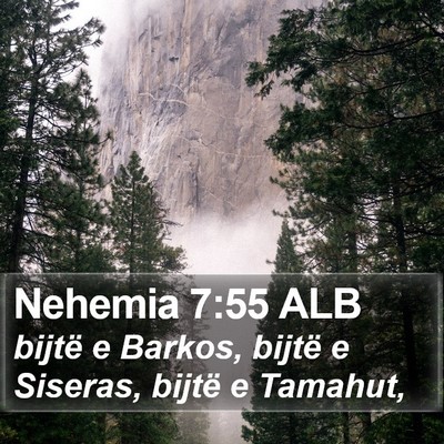 Nehemia 7:55 ALB Bible Verse Image