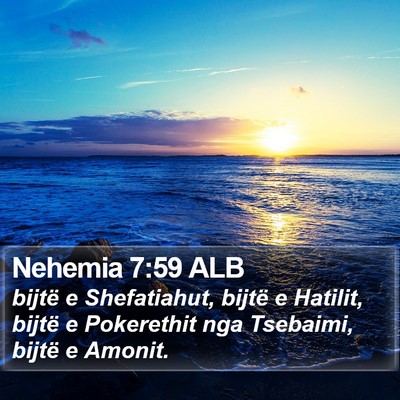 Nehemia 7:59 ALB Bible Verse Image