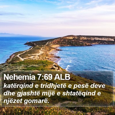 Nehemia 7:69 ALB Bible Verse Image